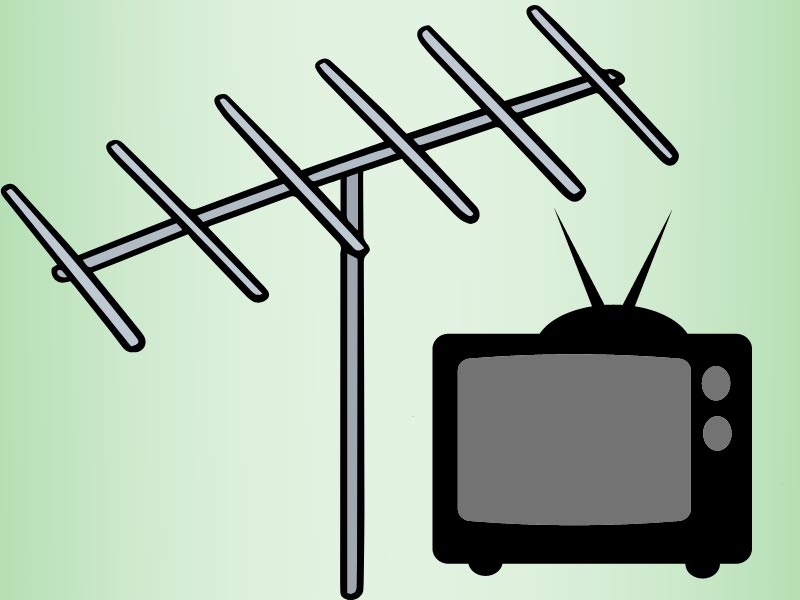 get signal on tv without antenna