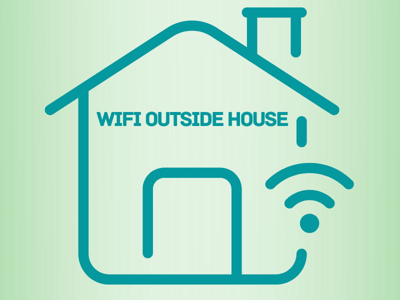 how to get wifi outside your house